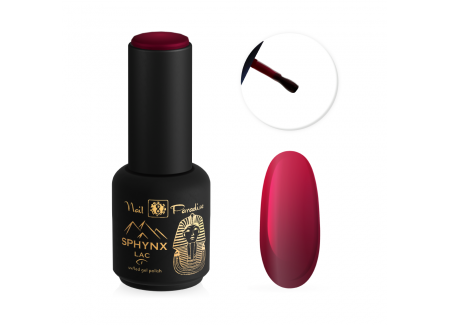 SPHYNX Lac Stained Glass Gel Polish - Deep Berry 10ml